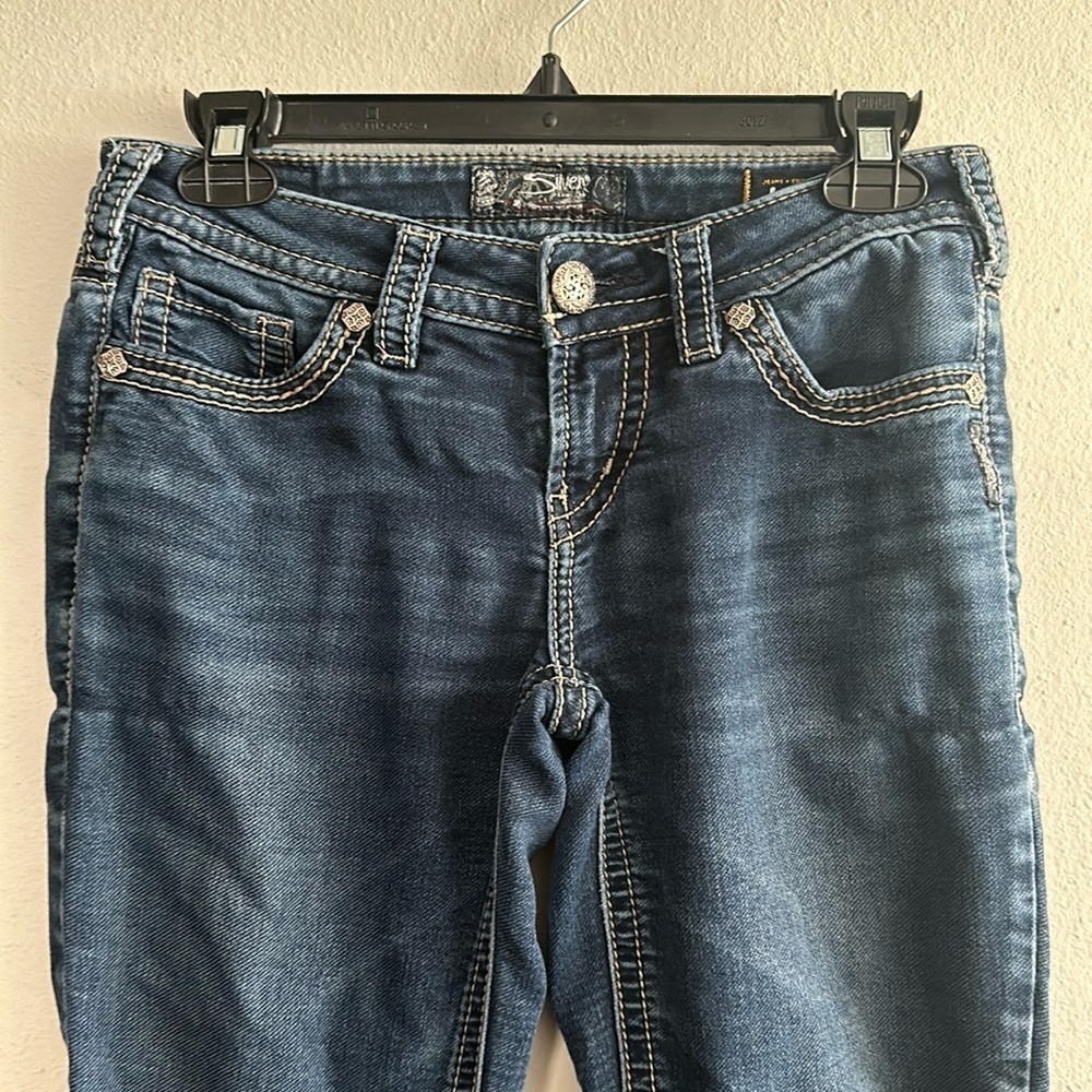 Silver joga jeans slim bootcut size 26